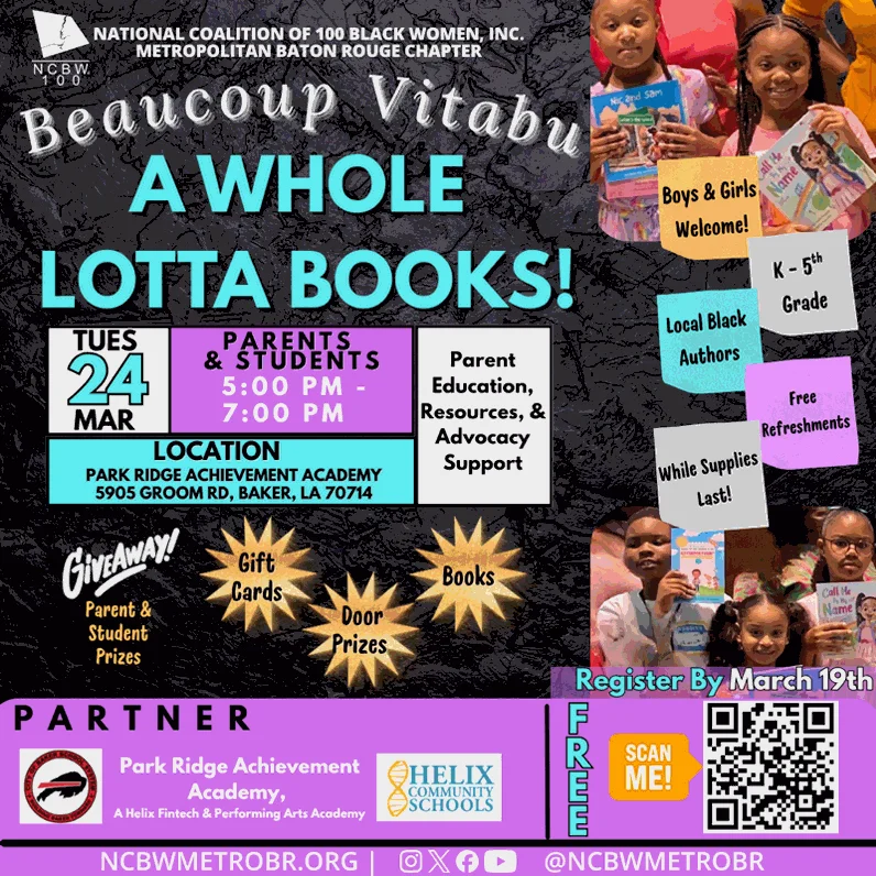 Flyer for Book Event